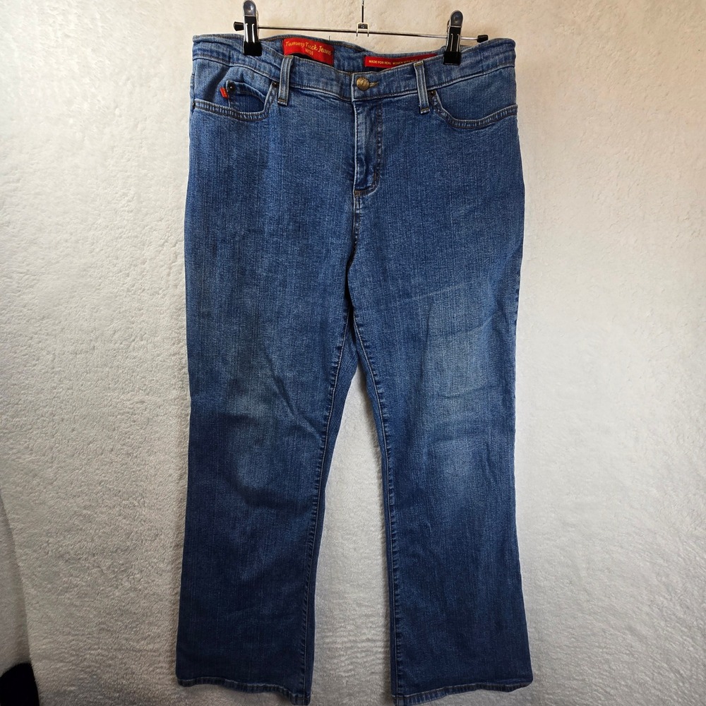 NYDJ Not Your Daughters Jeans Tummy Tuck Womens 14P 14 Petite‎ Bootcut Leg